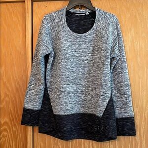 Athleta Gray and Black Women's Sweater